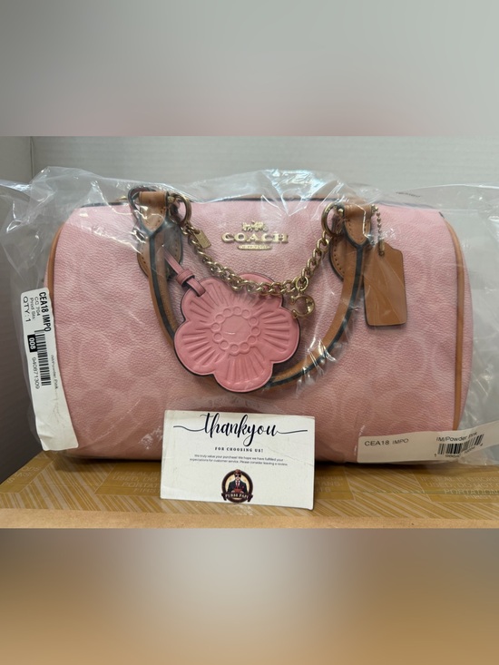 Coach Handbags - New 2026 Coach Powder Pink Medium/Regular Rowan Bag w/Charms CEA18